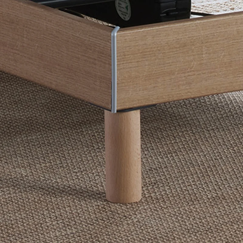 Lot de 2 lits électriques de relaxation multi lattes chêne clair 2x80 x 200