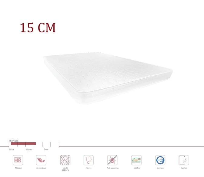 Matelas Basika - Confortable et Abordable pour un Sommeil Réparateur