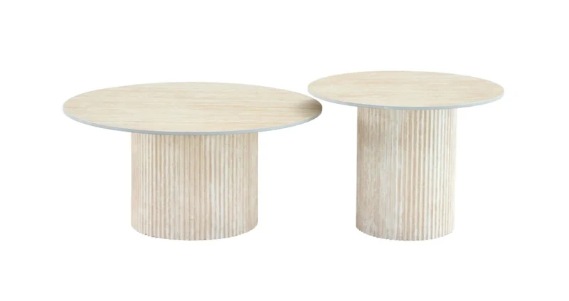 Table basse GIGOGNE Tavertin
