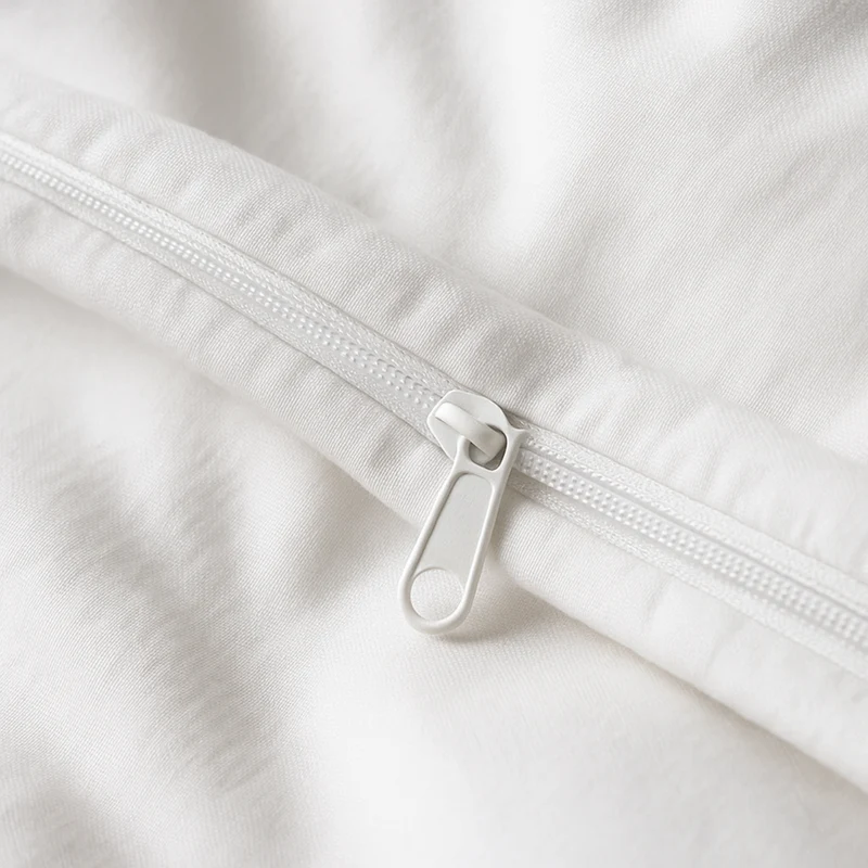 Serenity - Housse de couette coton blanche respirante et douce