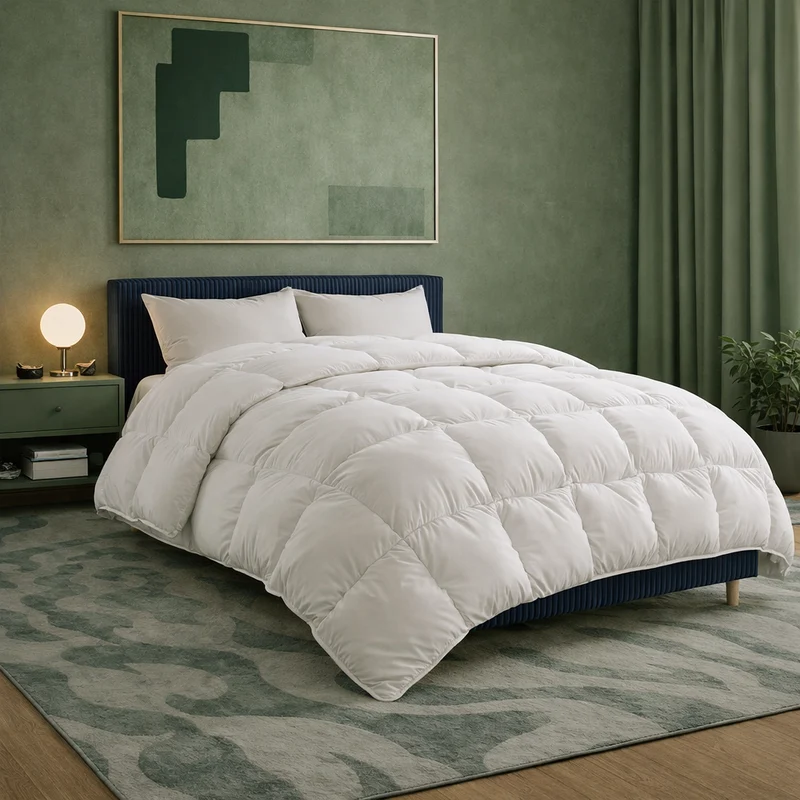 Grand froid hiver - Couette très chaude microfibre hypoallergénique 600g/m²