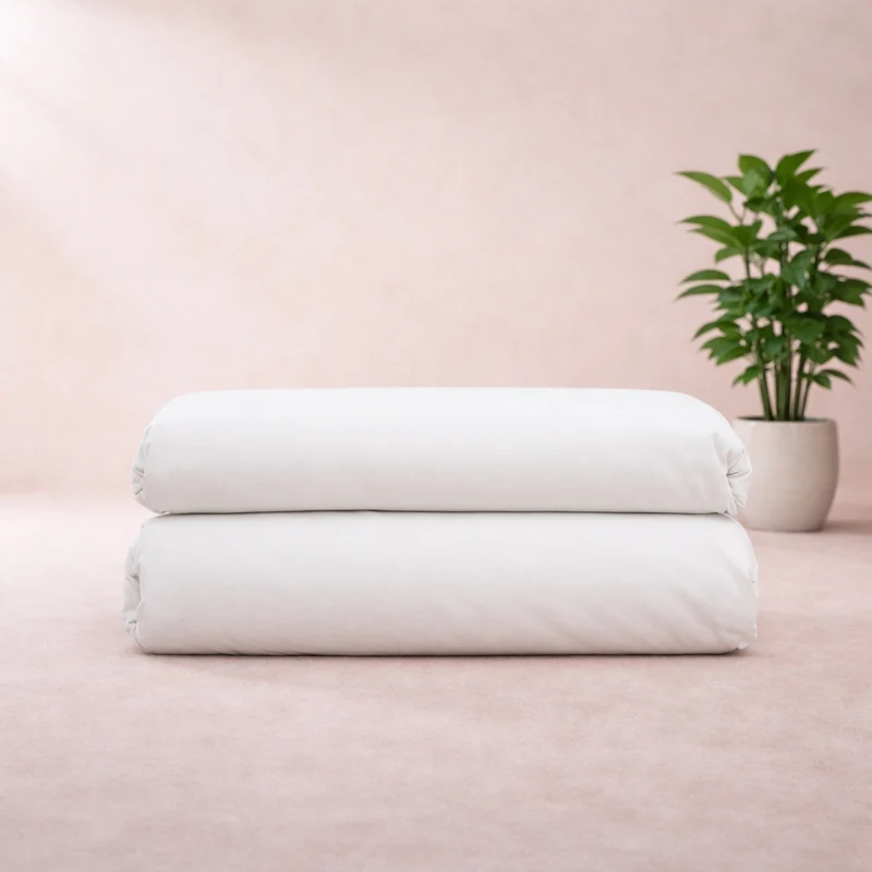 Serenity - Drap housse 100% coton blanc respirant, doux, hypoallergénique