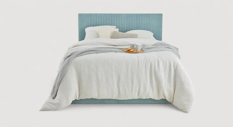Pack lit coffre, matelas et tête de lit NOE