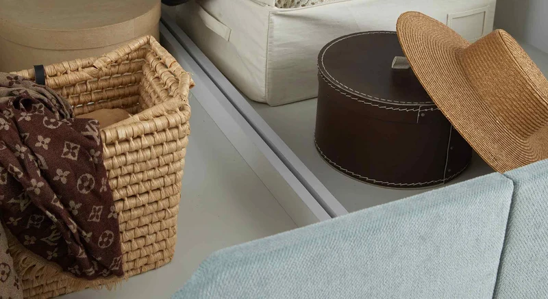 Pack lit coffre, matelas et tête de lit ECRIN