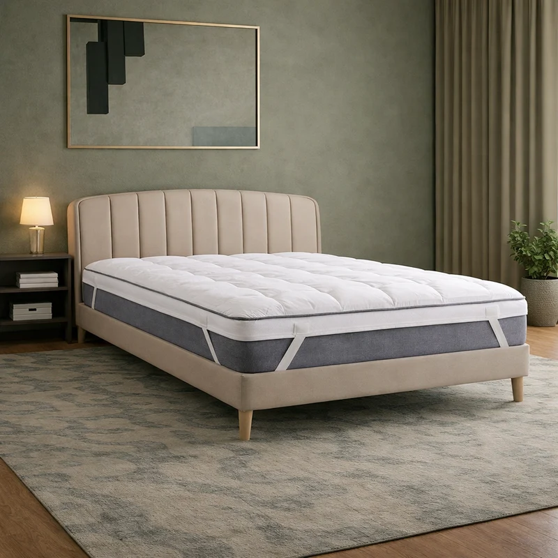 Plumes XXL - Surmatelas 100% plumes de canard ergonomique