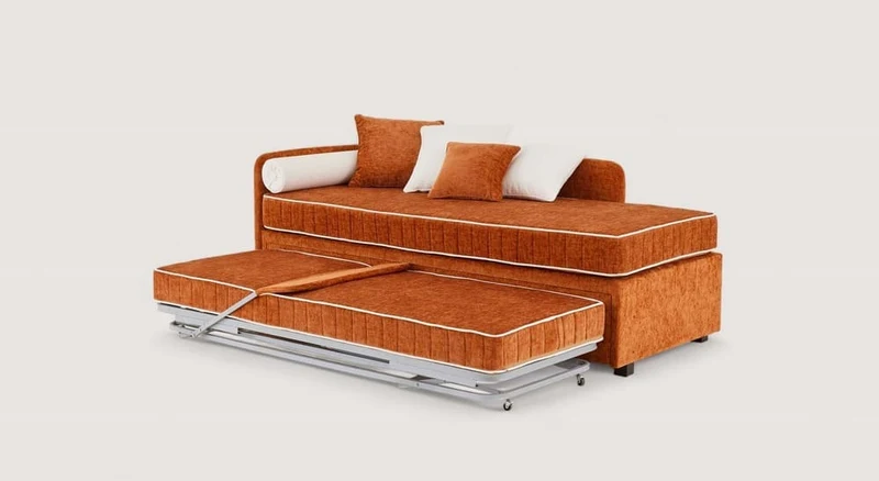Lit gigogne NOLAN Margon Basic Brick / Cotton Touch/514-White