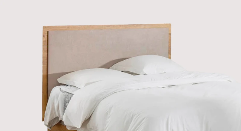 Tête de lit ALICE Bois Estepa / Indigo/5-Beige