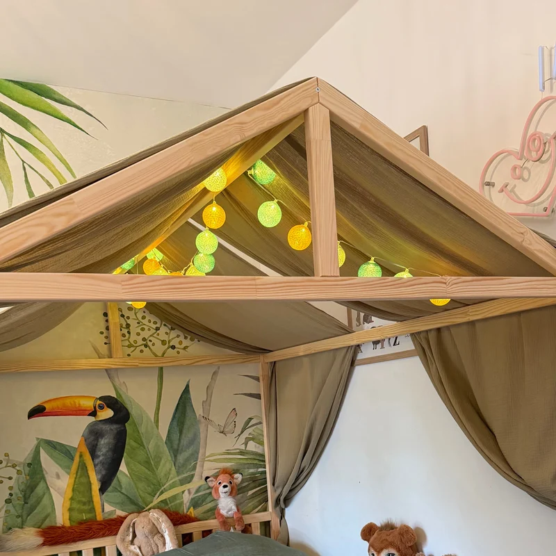 Ciel de lit cabane ( héron , hérisson , girafe uniquement )