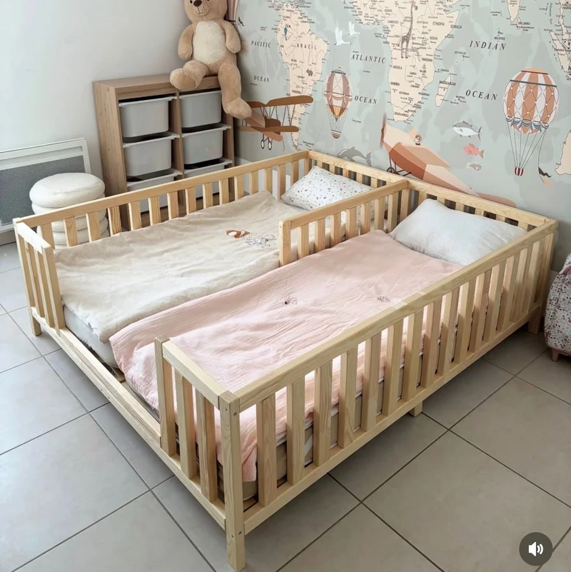 Lit kangourou en bois massif