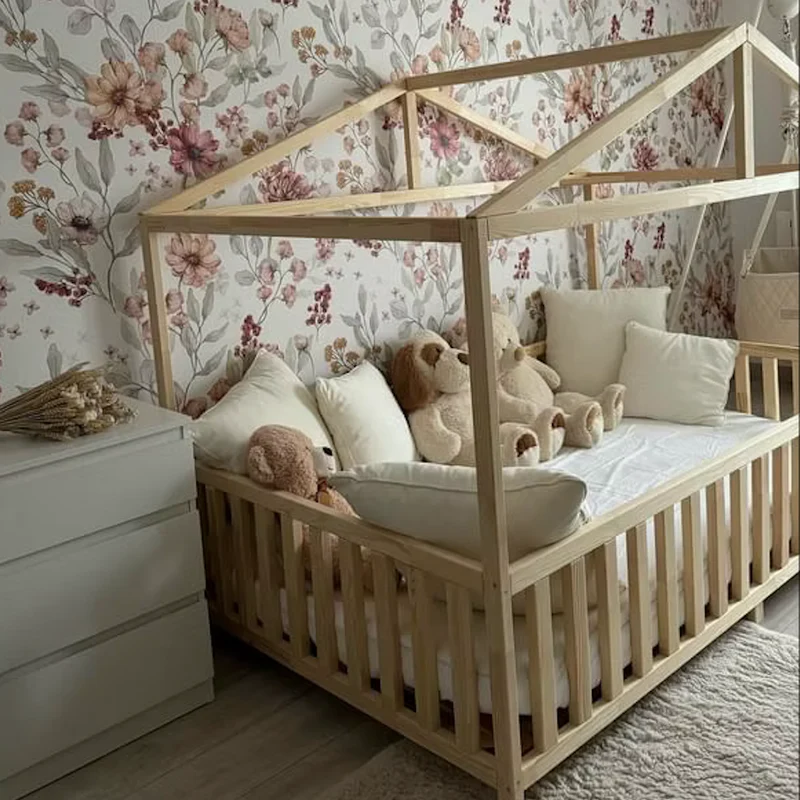 Lit cabane Koala en bois massif