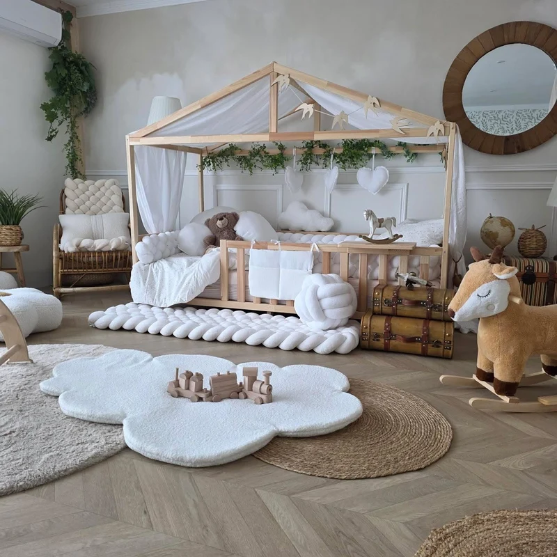 Lit cabane Koala en bois massif