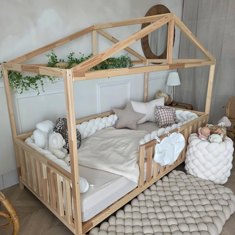 Lit cabane Koala en bois massif