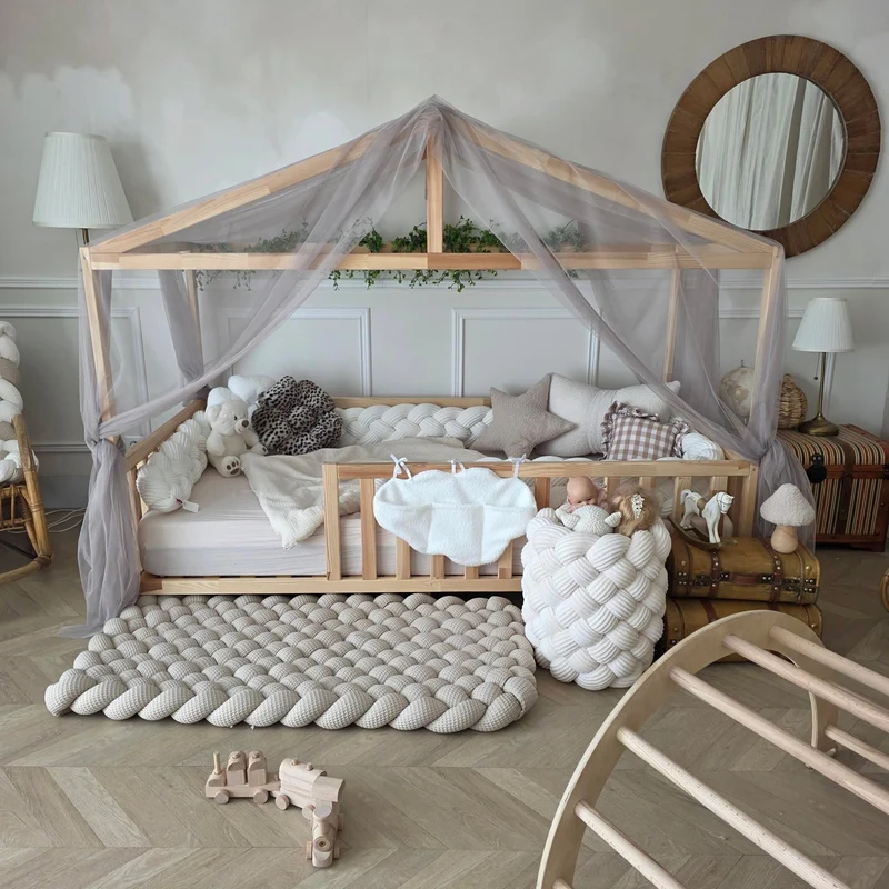 Lit cabane Koala en bois massif
