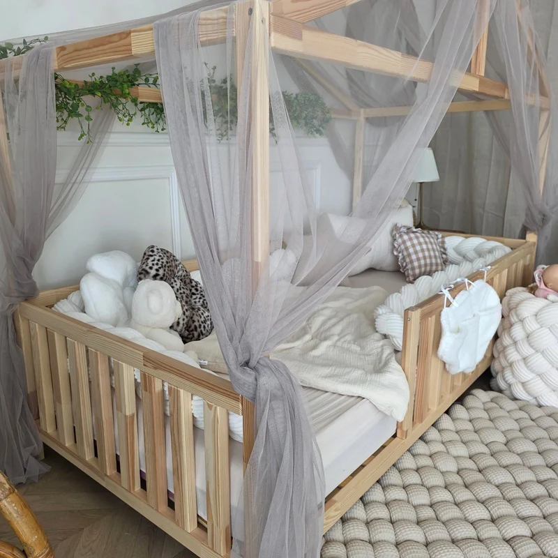 Lit cabane Koala en bois massif