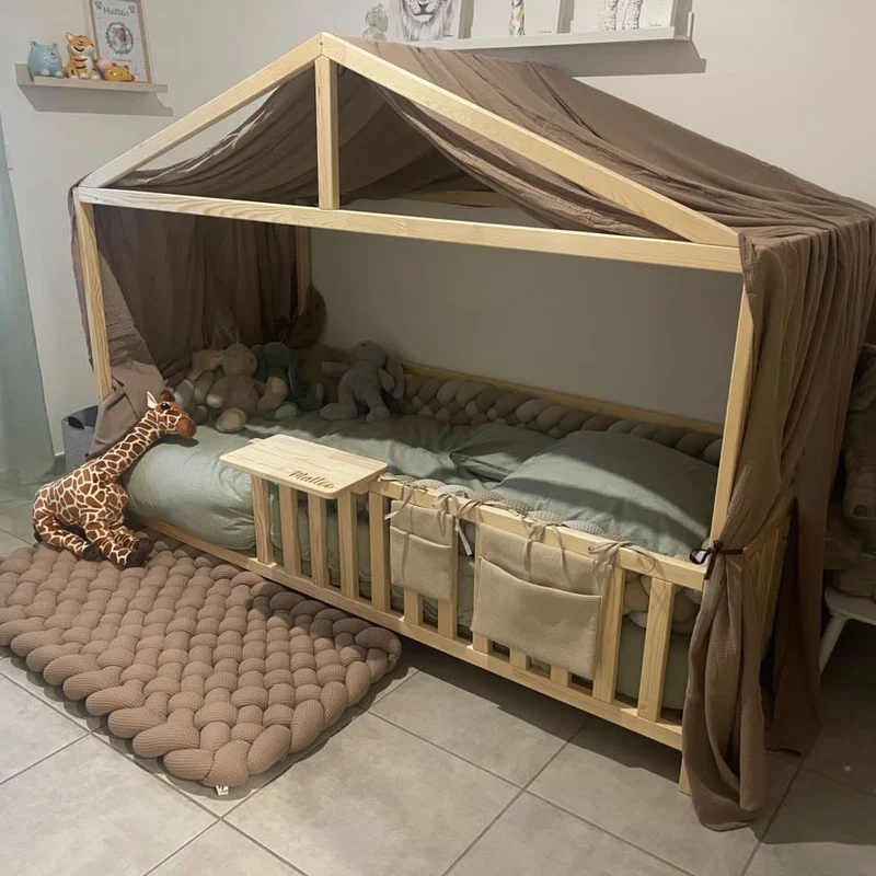 Lit cabane Koala en bois massif