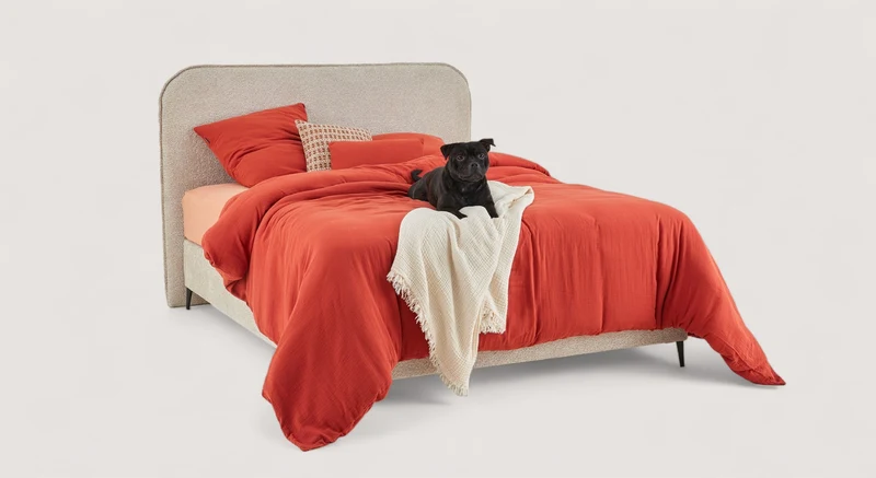 Lit coffre NAOMI Anthology Beige