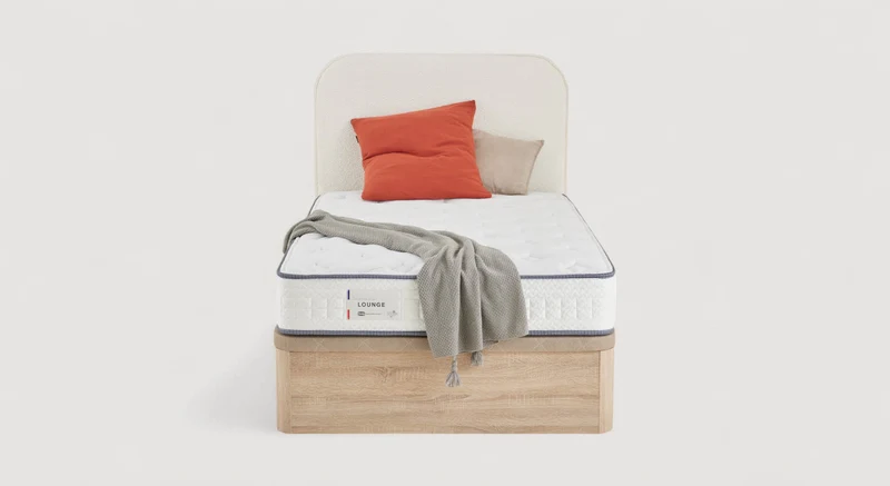 Lit coffre TEDDY latéral Bois Cambrian