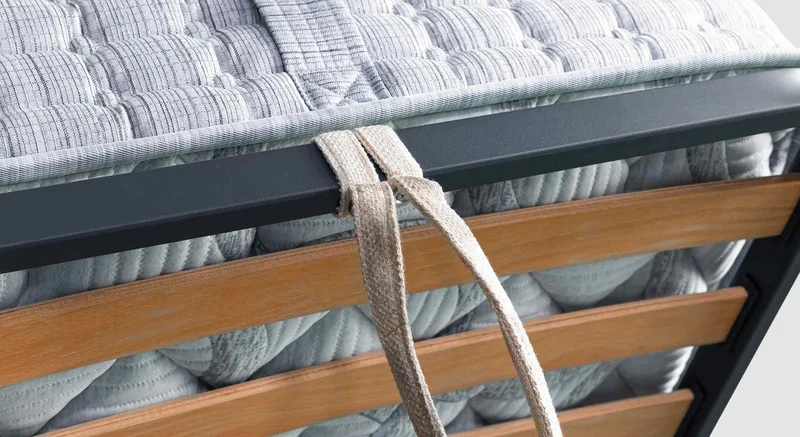 Lit coffre avec tête de lit ISABEL Cosmic Beige / Cassa/-Brown