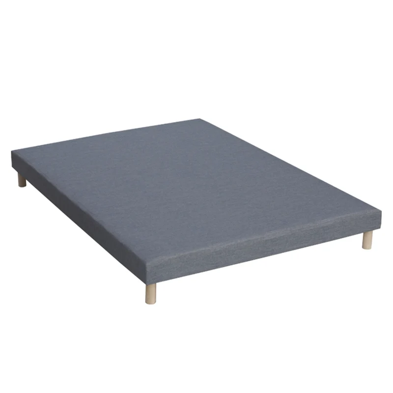 Ensemble 140X190 cm Matelas 30 cm à ressorts 7 zones + Mémoire de forme + Sommier KING STYLE Fabriqué en France