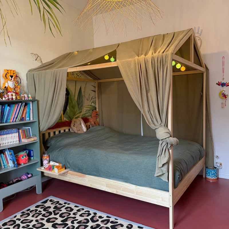 Lit enfant / ado Girafe en bois massif