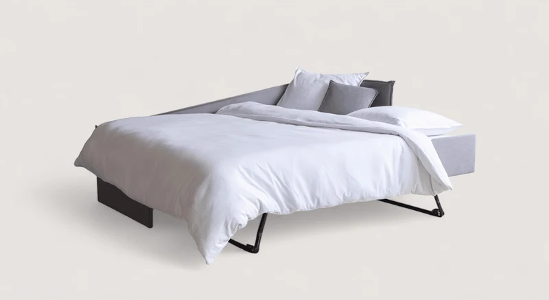 Lit gigogne méridienne Iadera Grey / Manta Prisma/9502-Grey