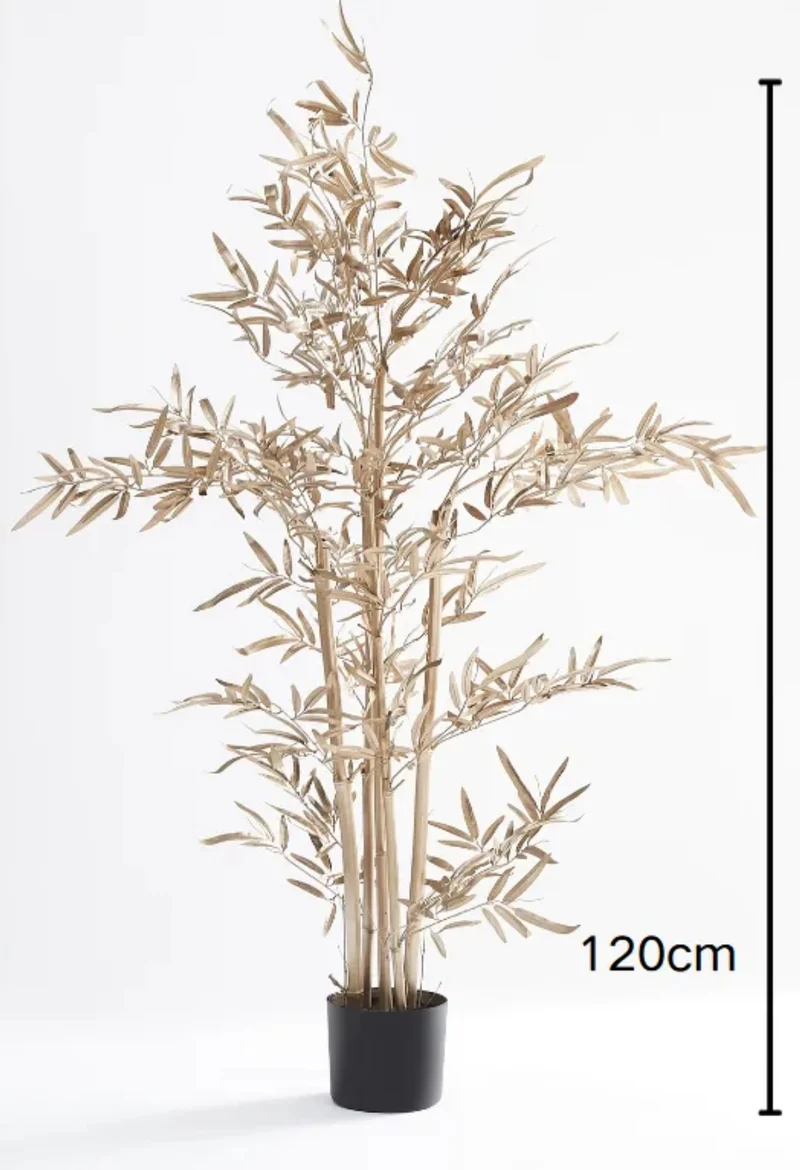 PLANTE ARTIFICIELLE BAMBOU DORE