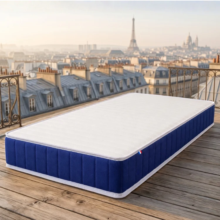 Matelas Hotello très ferme 20 cm – Densité 44 kg/m³ – Déhoussable