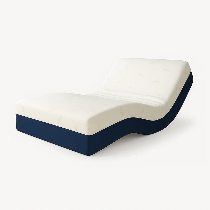 Multiplots - Sommier électrique à plots avec matelas haut de gamme et technologie OKIN