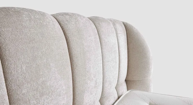 Lit coffre avec tête de lit MAMA Genesis Cream