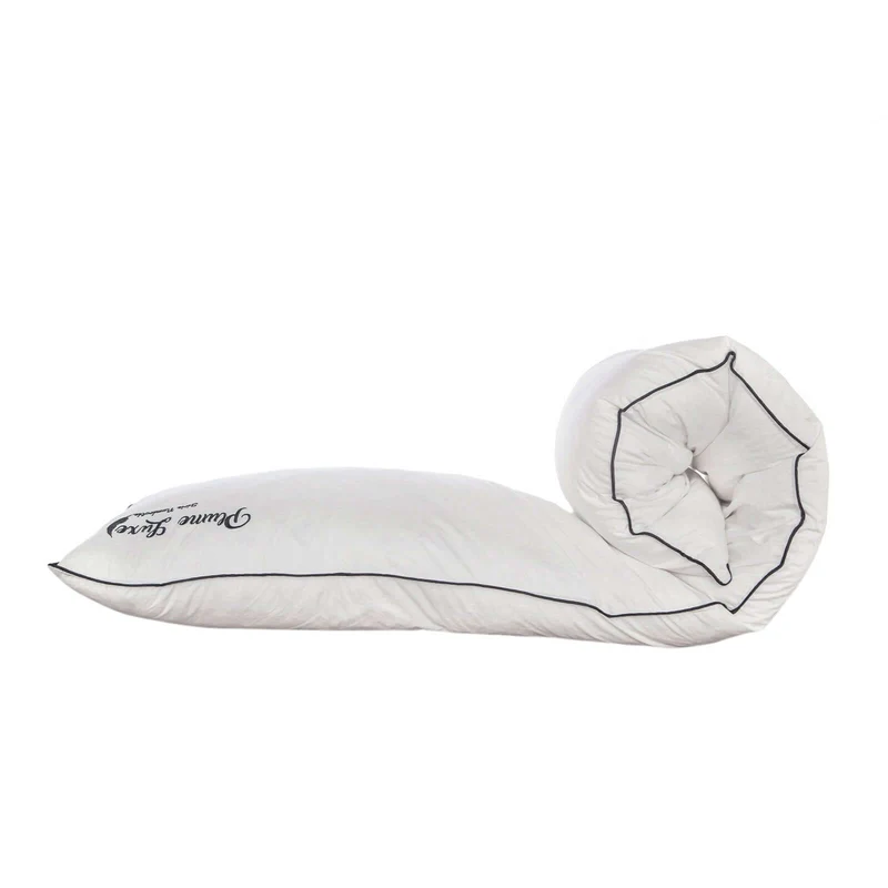 Hypnos - Traversin duvet et plumes de canard ergonomique tissu coton