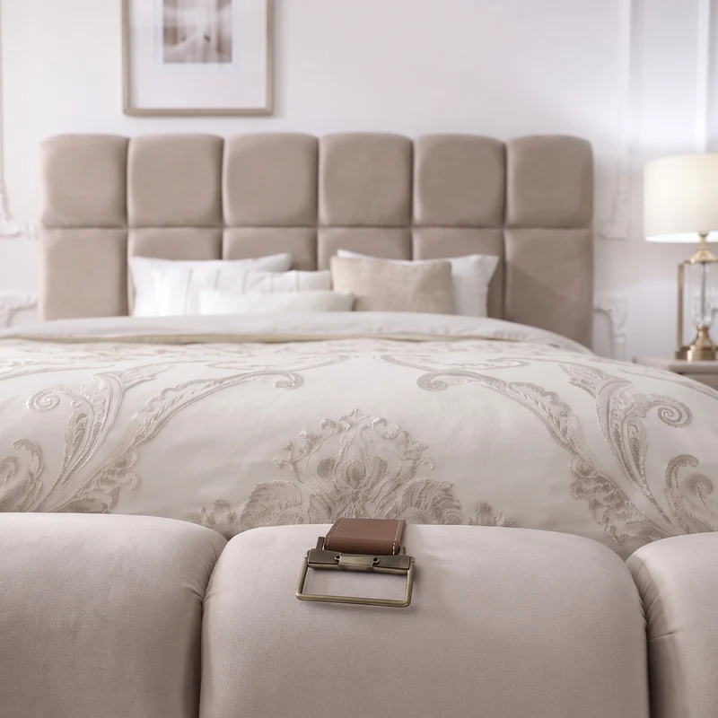 Lit Coffre Bubble taupe