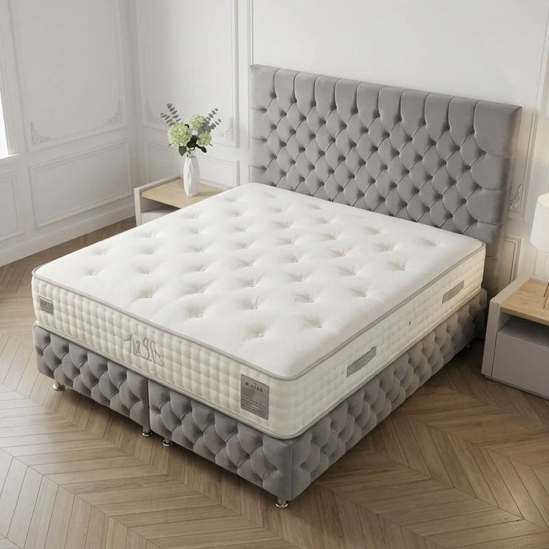 Lit Coffre Bella Gris