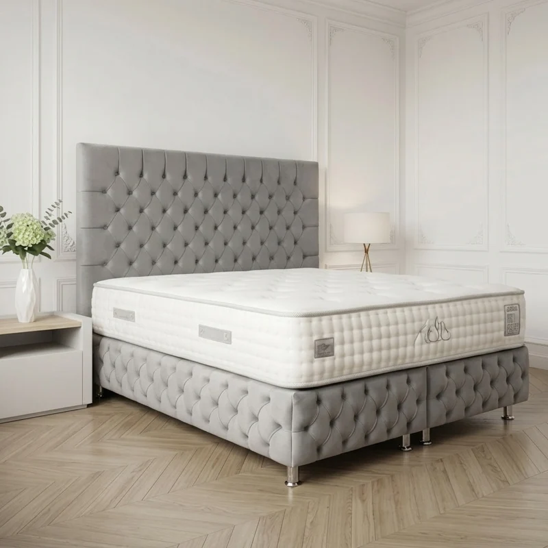 Lit Coffre Bella Gris
