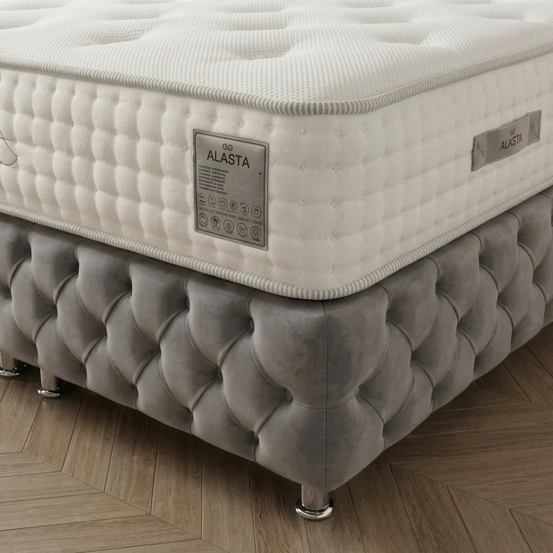 Lit Coffre Bella Gris