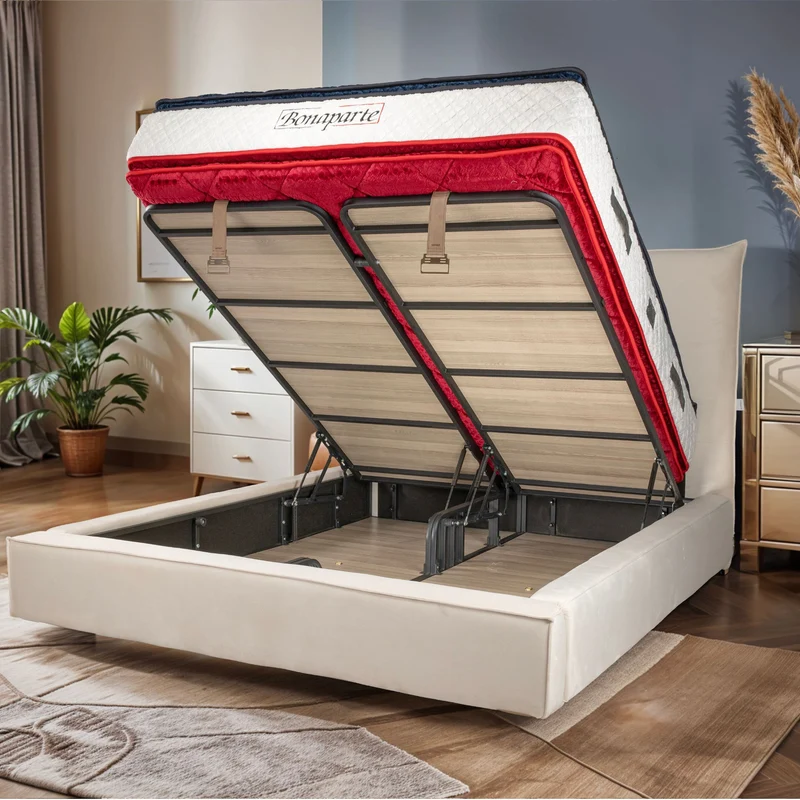 Matelas Bonaparte Angels Mattress - Double Surmatelas, Confort 5 Zones, Double Face, Épaisseur 34 cm, Conception Française