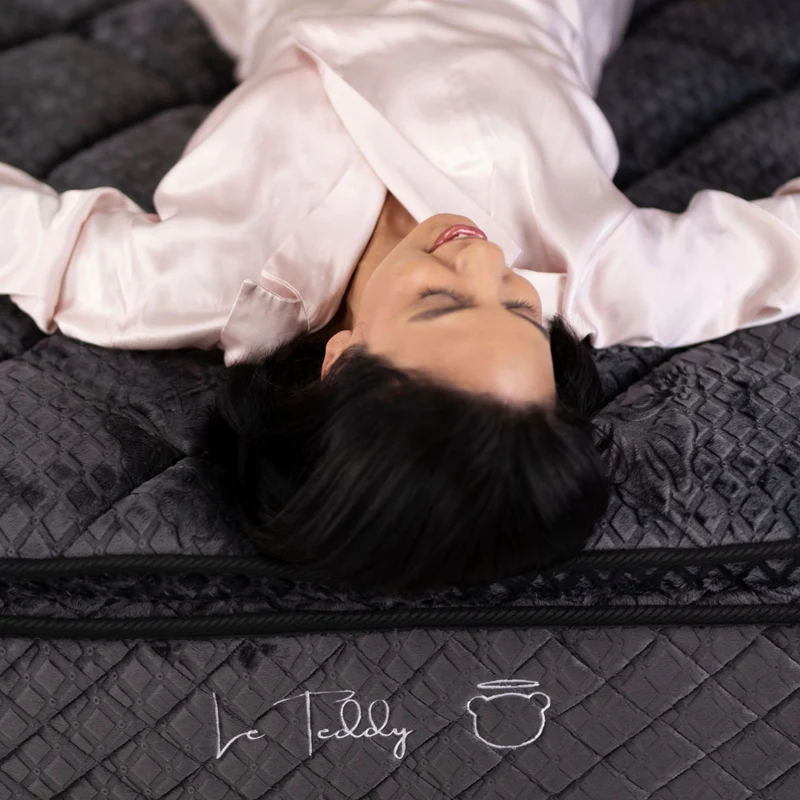 Matelas Teddy Black 30 cm : Confort Suprême et Technologie Avancée