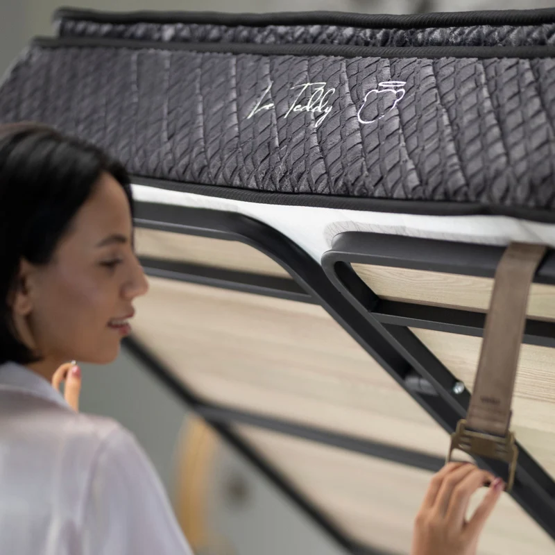 Matelas Teddy Black 30 cm : Confort Suprême et Technologie Avancée