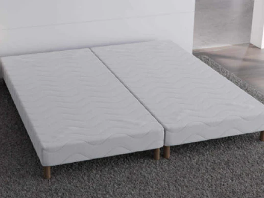 Sommier Tapissier 70x190 avec 4 jeux de pieds