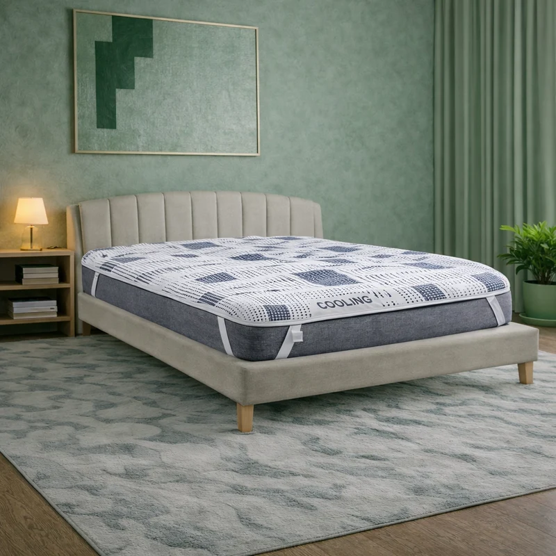 FreshSense - Surmatelas mémoire de forme et tissu rafraîchissant