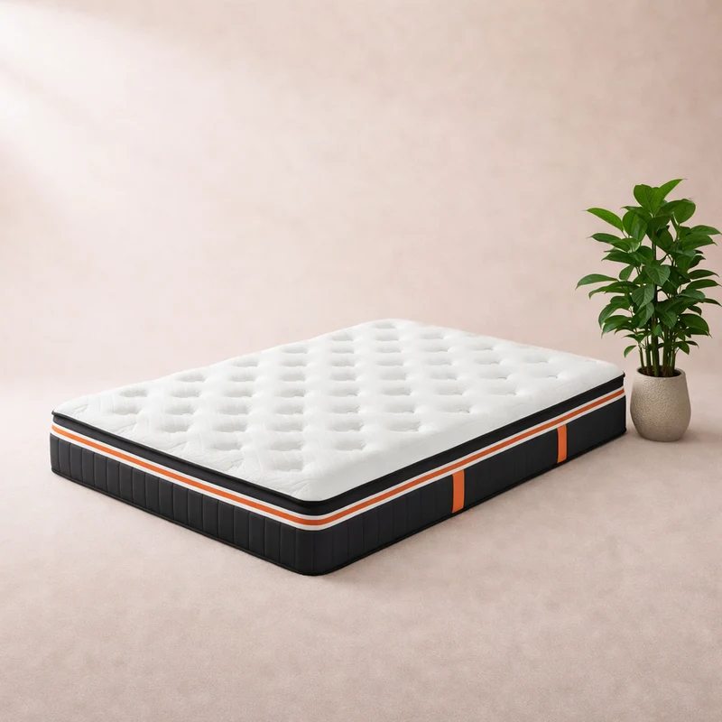 Geminus - Matelas avec double surmatelas mémoire de forme et bande aération