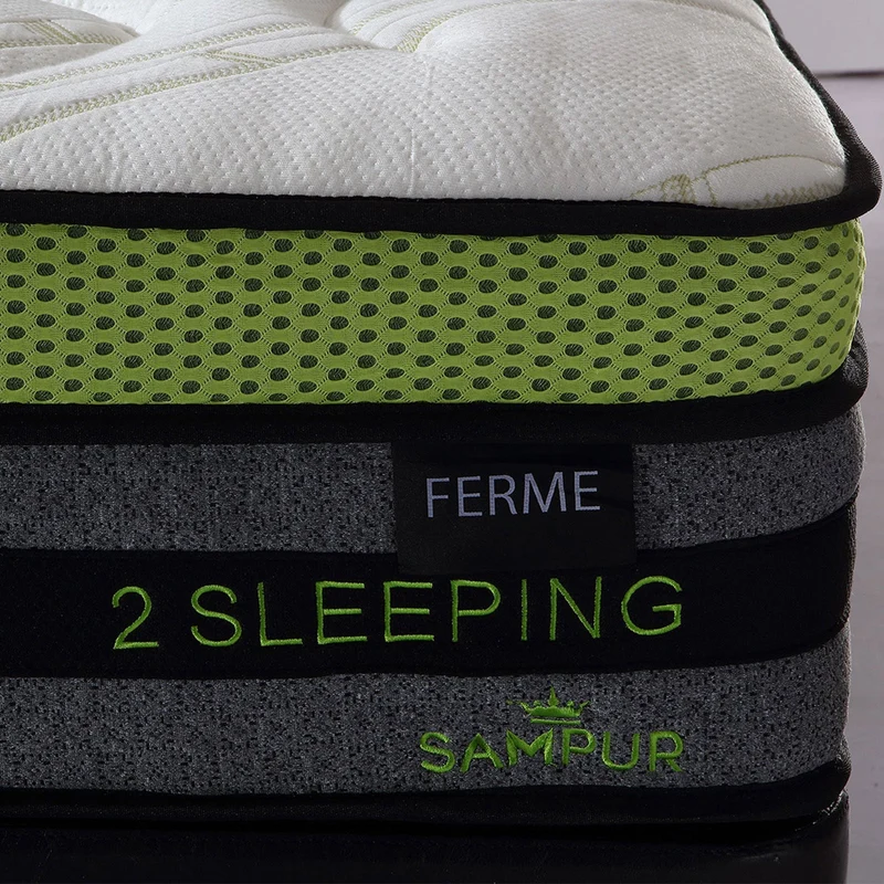 Dualis - Matelas mémoire de forme et ressorts ensachés côté ferme et côté souple