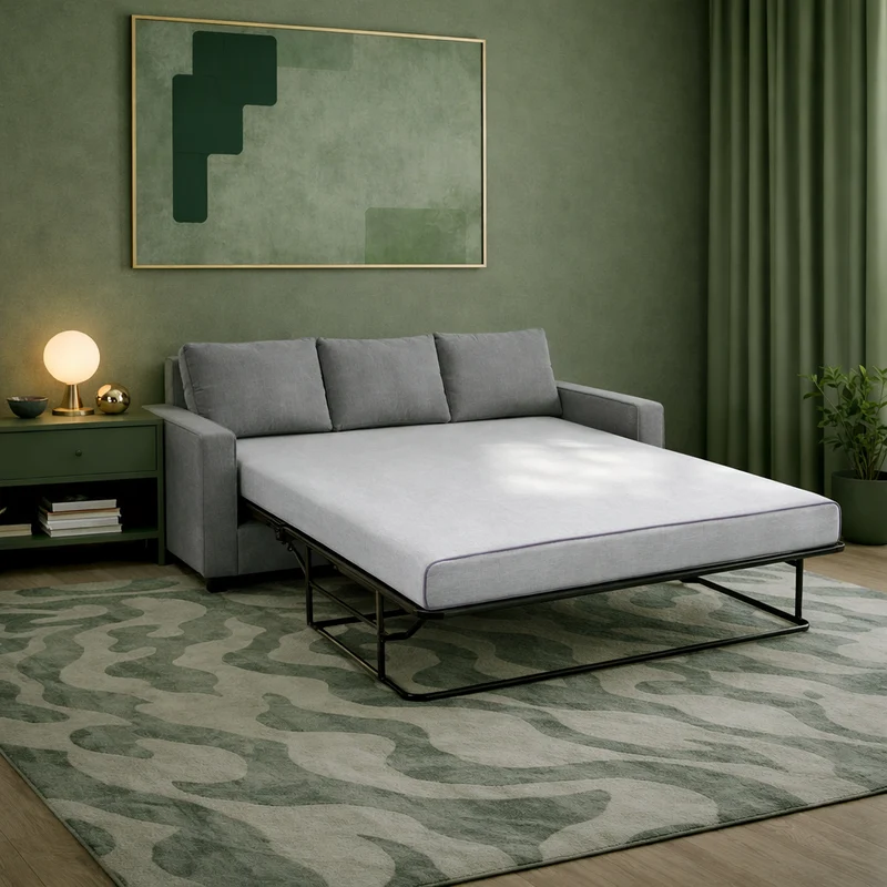 Confort BZ - Matelas mémoire de forme pour canapé convertible déhoussable