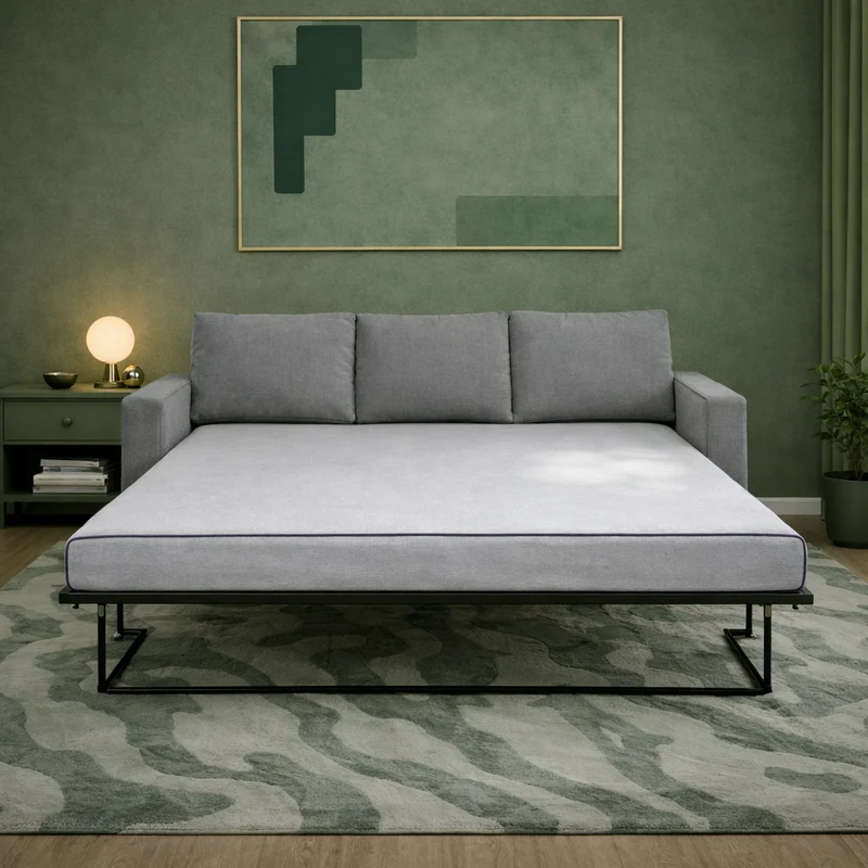 Confort BZ - Matelas mémoire de forme pour canapé convertible déhoussable