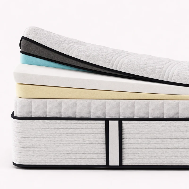 Eden - Matelas latex et ressorts ensachés ergonomique