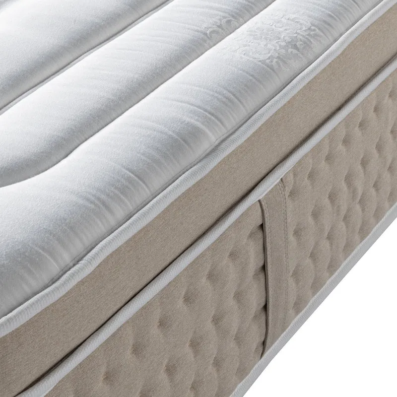 Regalis - Matelas mémoire de forme et ressorts ensachés surmatelas intégré