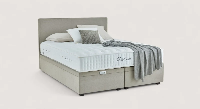 Pack lit coffre, matelas et tête de lit WARREN Guard Liver