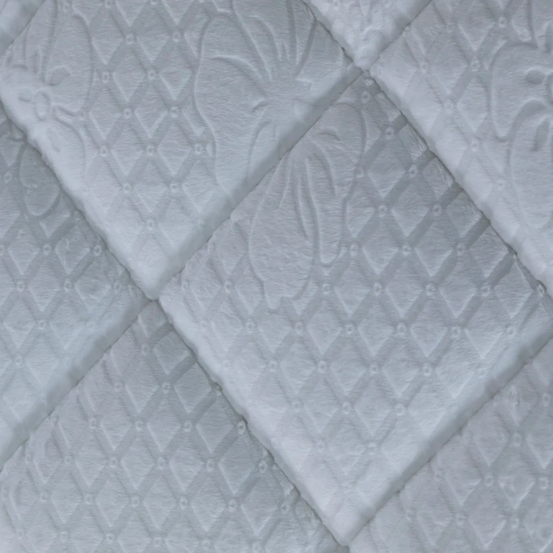 Matelas Le Teddy White Angels Mattress - Surmatelas Peluche Intégré, Confort Douillet, Épaisseur 30 cm, Simple Face