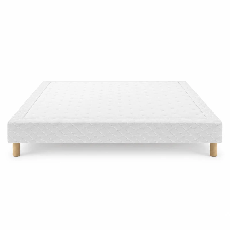 Sommier tapissier Blanc 15 – Hauteur 15 cm