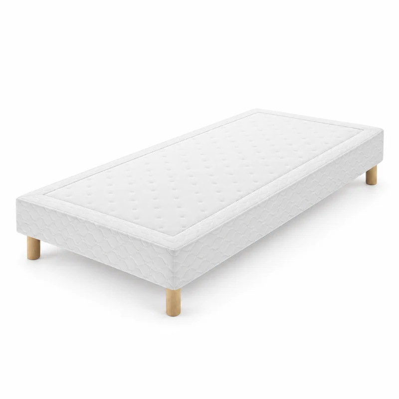Sommier tapissier Blanc 15 – Hauteur 15 cm