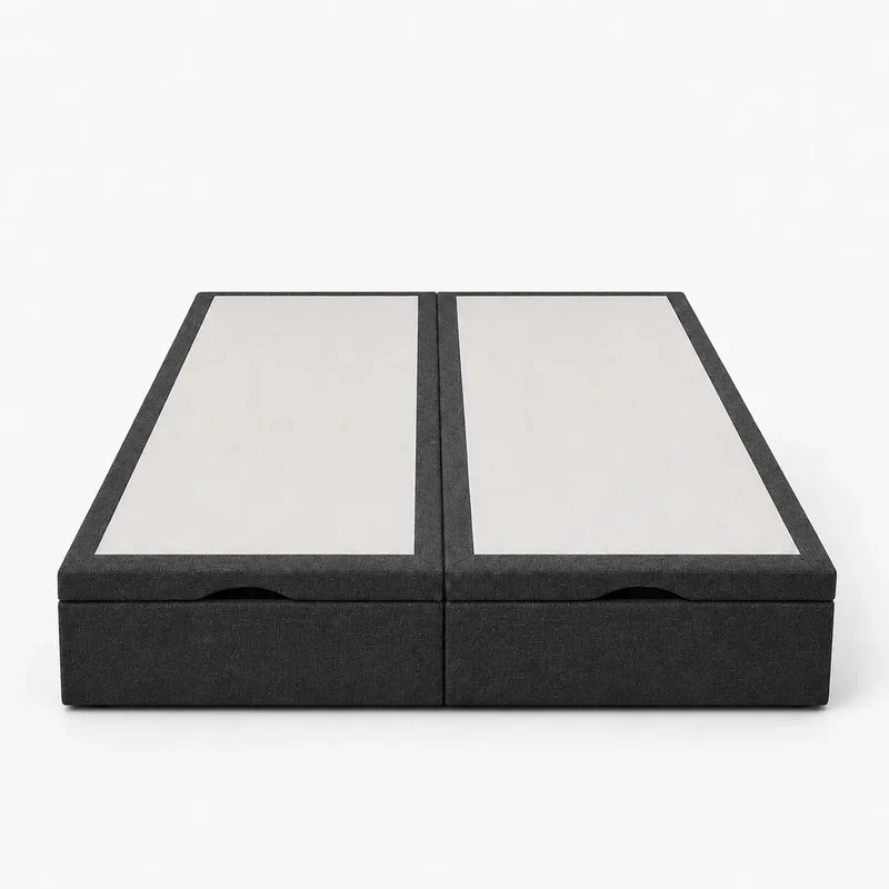Lit Double Coffre Tapissier H32